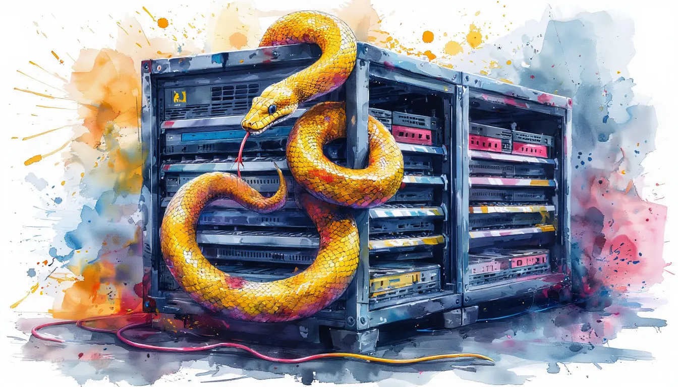 Python Server Artwork
